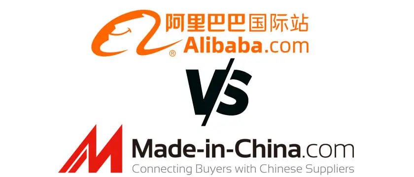 Side-by-side comparison of B2B wholesale platform listings for the same industrial product with price ranges and MOQ tiers