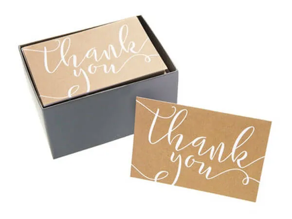 Recycled Thank You Cards & Inserts
