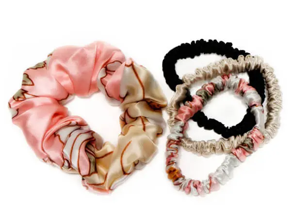 100% Mulberry Silk Scrunchies