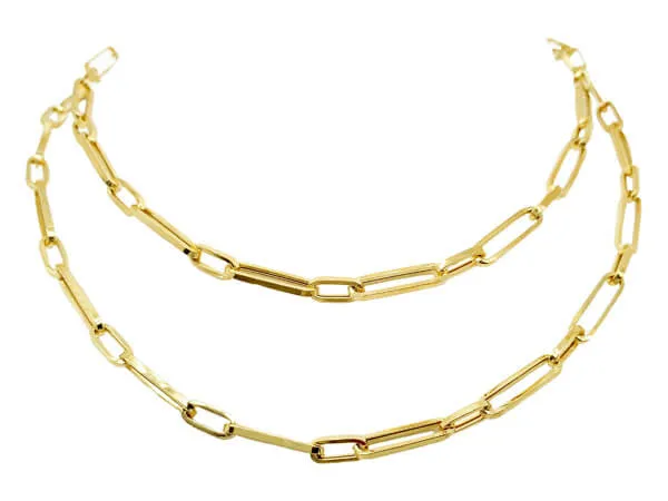 Paperclip Link Chain Necklaces