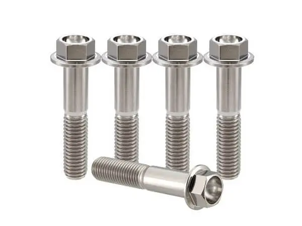 Titanium Hex Flange Bolts (DIN 6921)